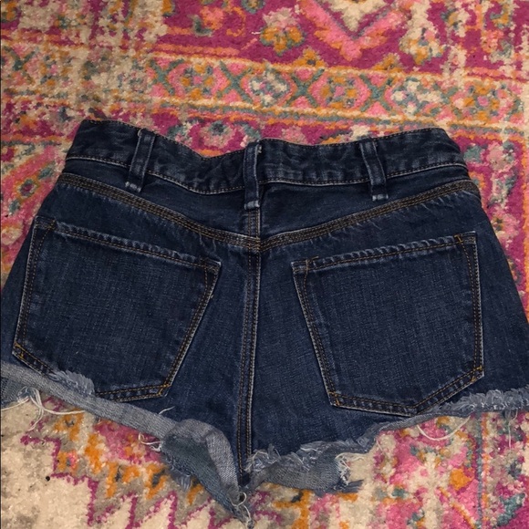 free people jean shorts - Picture 2 of 3